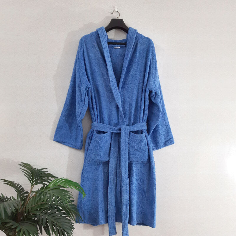 Hooded Cotton Terrycloth Spa Robe