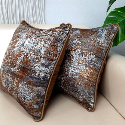 Cushion Cover – Beautiful Brown Abstract Design – Best Price 40cm x 40cm (~16″ x 16″)