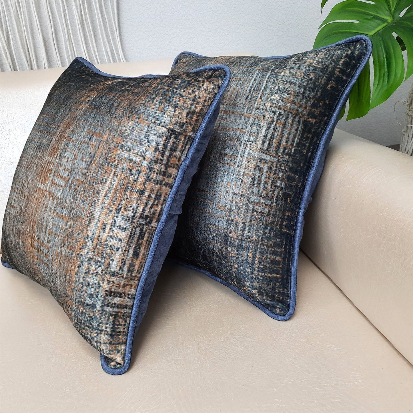 Cushion Cover– Beautiful Brown Abstract Design – Best Price 40cm x 40cm (~16″ x 16″)