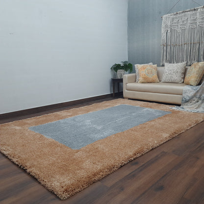 Avioni Atlas Collection- Micro Plain Beige And Gray Carpet -Different Sizes