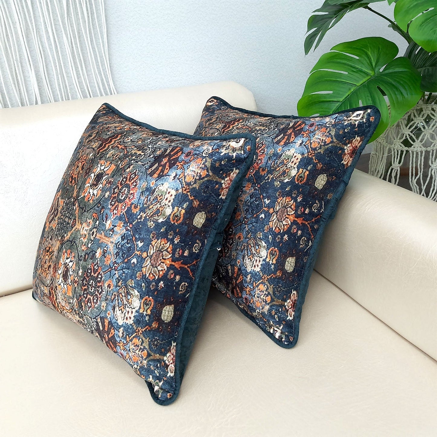 Cushion Cover  – Beautiful Ethnic Design – Best Price 40cm x 40cm (~16″ x 16″)