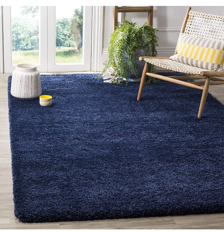 Avioni Atlas Collection- Micro Blue Plain Carpet -Different Sizes