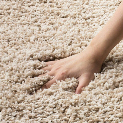 Avioni Atlas Collection- Micro Plain Beige Colour Soft Carpet -Different Sizes