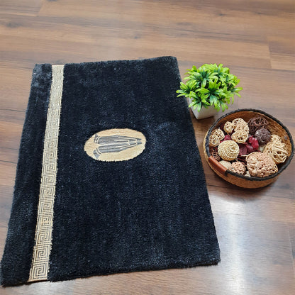 Avioni Divine Collection | Luxury Golden/Silver Touch Tufted Rug In Beautiful-Nameste Soft And Plush Handmade Door Mats | Pooja Mats | BathMats | Different Sizes