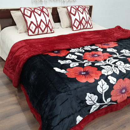 Winter Value Deal| Buy Quilt Online |Double Bed | Quilt( Rajai) For Winters| Microfiber Filling |Floral | Avioni