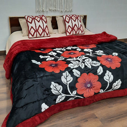 Winter Value Deal| Buy Quilt Online |Double Bed | Quilt( Rajai) For Winters| Microfiber Filling |Floral | Avioni