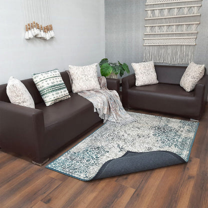 Avioni Faux Silk Carpet for Your Living Room | Durable and Washable | SeaBird Collection