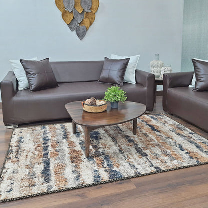 Avioni Faux Silk Rug | Elevate Your Living Room | Luxurious, Durable and Washable | PebbleStreet Collection