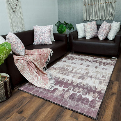 Avioni Faux Silk Carpet for Your Living Room | Modern Design | Durable and Washable | BerryBliss Collection