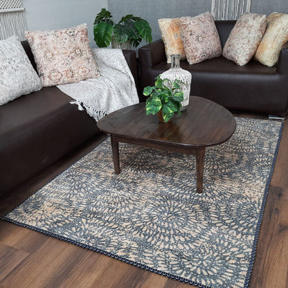 Avioni Faux Silk Carpet For Your Living Room | Luxurious, Durable and Washable | PebbleStreet Collection