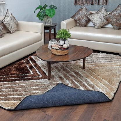 Modern Area Rug – Shag Pile Carpet in Multicolor 3D Modern Waves Design – Avioni – Best Deal