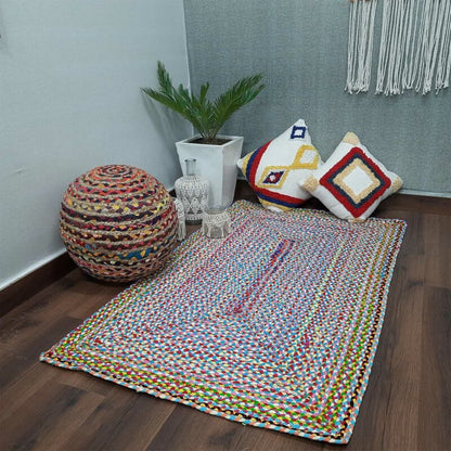 Chindi Carpet – Braided Area Rugs – Chindi Cotton – 90×150 cm (3 Feet X 5 Feet) – Avioni