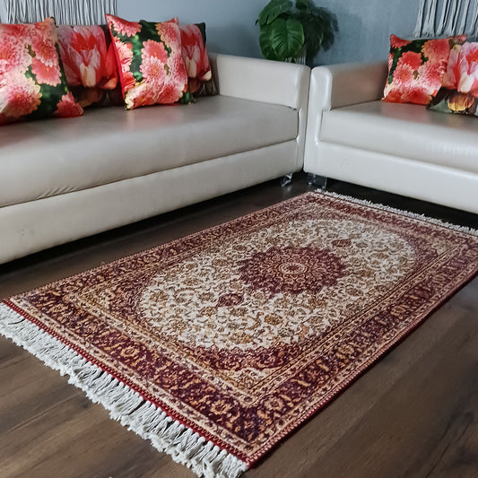 Silk Carpet Persian Design Collection Purple – Living Room Rug - Avioni Home