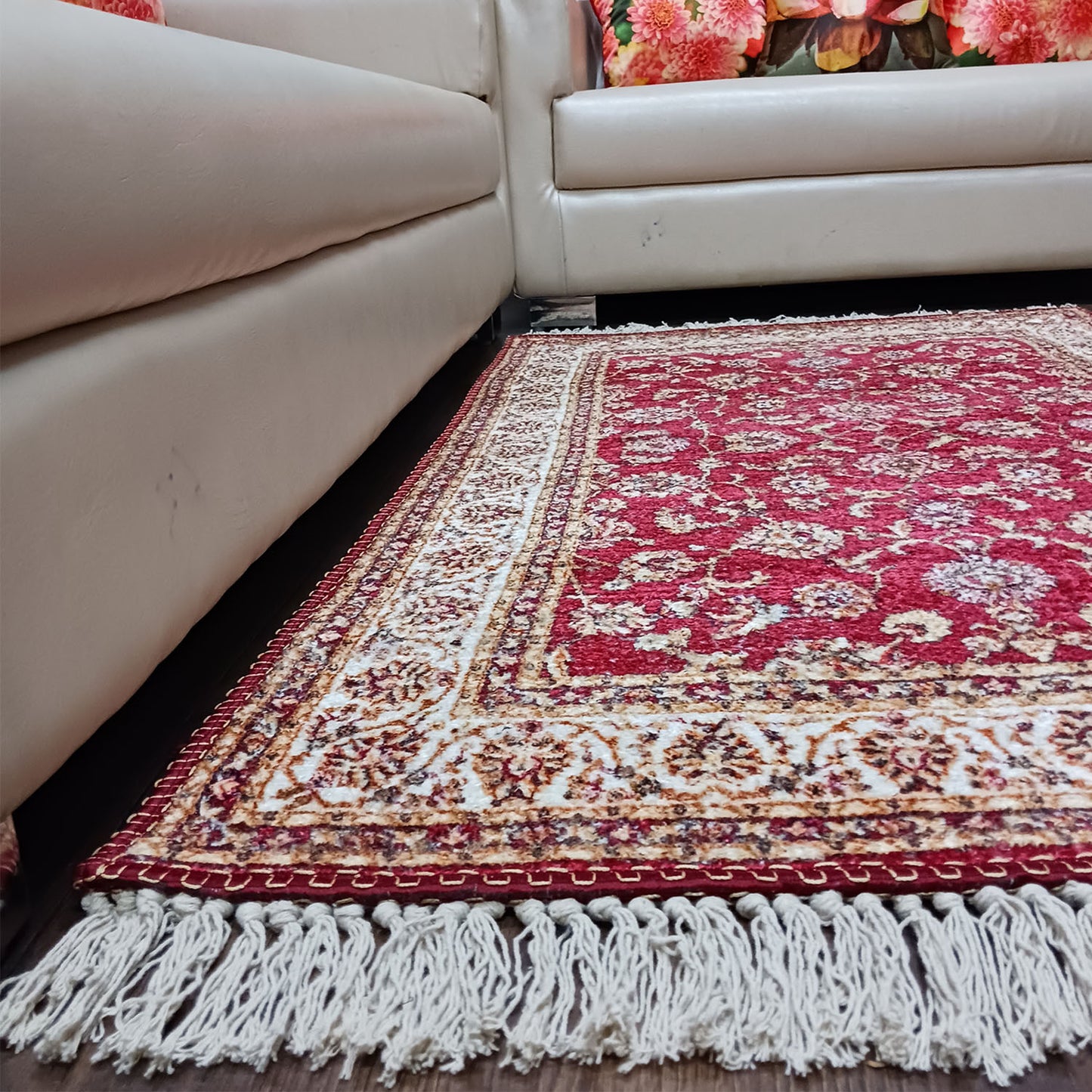 Silk Carpet Persian Design Collection Red – Living Room Rug - Avioni Home