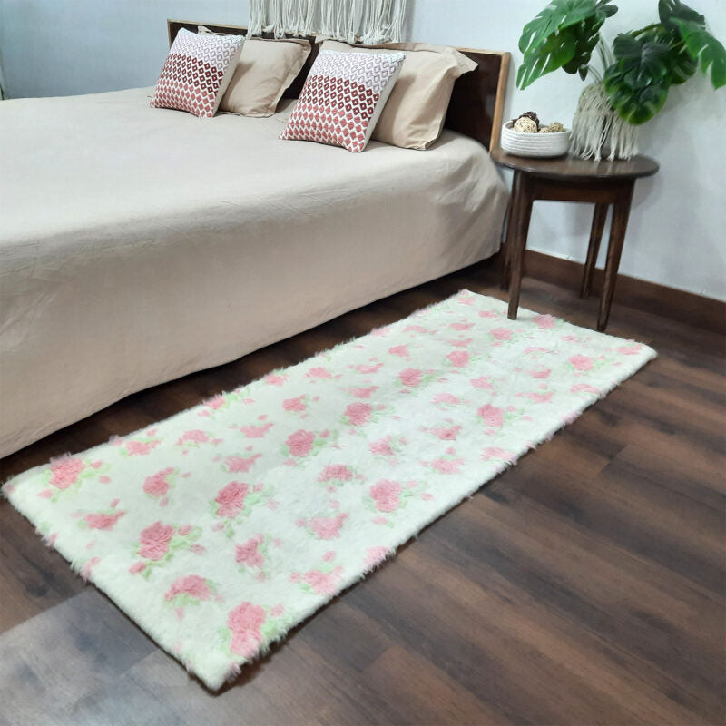 Loomkart – Avioni Ultra Soft Cozy Faux Fluffy Fur Carpet for Bedroom/Hallway/Pooja Room-Easily Hand Washable- 60X150cm