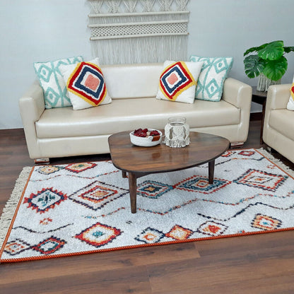 Faux Silk Carpet Traditional Morrocan Design – Living Room Rug – Avioni