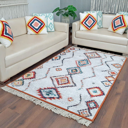 Faux Silk Carpet Traditional Morrocan Design – Living Room Rug – Avioni