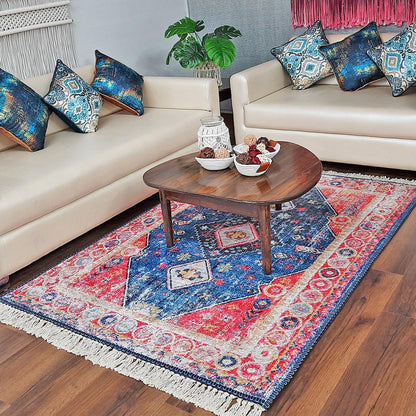 Silk Carpet Modern Distressed Bohemian Design – Living Room Rug – Avioni