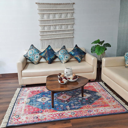 Silk Carpet Modern Distressed Bohemian Design – Living Room Rug – Avioni