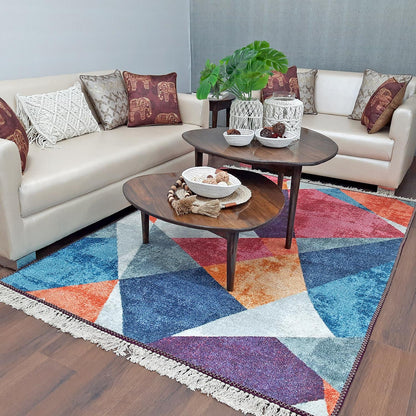 Avioni Carpet – Faux Silk- Neo Modern Collection 3D Geometric Design – Best Seller