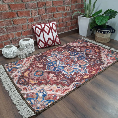 Avioni Washable Luxury Carpets-Ethnic Collection – Trible Design Multicolour / Multiple Sizes