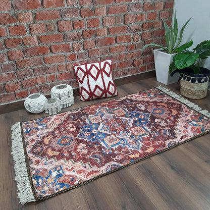 Avioni Washable Luxury Carpets-Ethnic Collection – Trible Design Multicolour / Multiple Sizes