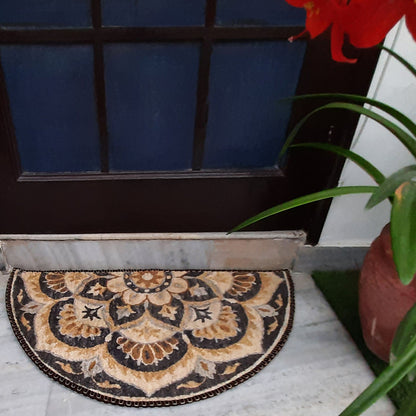 Avioni Home Floor Mats in Beautiful Rangoli Modern Design | Anti Slip, Durable & Washable | Outdoor & Indoor