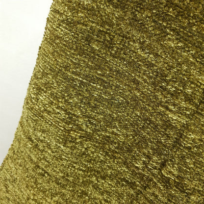 Avioni Lux Handloom Chenille Solid Durries- Olive-120cm x 180cm (~4×6 Feet)