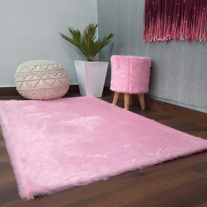 Soft Shaggy Premium Super Soft Luxury Rugs – Pink – Avioni Carpets