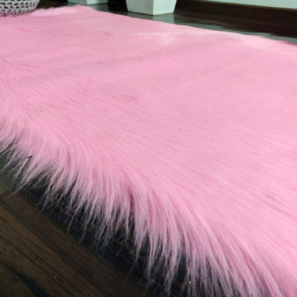 Soft Shaggy Rugs – Fluffy Rug – Pink Premium Long Fur – Avioni Carpets