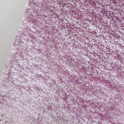 Avioni Lux Handloom Chenille Solid Durries- Pink-Purple-120cm x 180cm (~4×6 Feet)